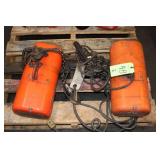 (2) CM Chain Hoists; 1/2 Ton