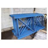 Pallet Racking; (14) Uprights 42'Wx8'Hx3' Teardr
