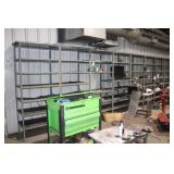 Metal Shelving (20) Sections, 36'W x 24'D x 84'