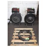 (2) Steel Strapping Carts w/Ribbon Coil