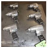 (6) Pneumatic Air Impact Wrenches