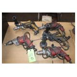 (5) Corded Drills; Milwaukee & DeWalt