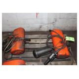 (2) CM Chain Hoists; 1/8 Ton