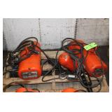 (2) CM Chain Hoists; (1) 1/2 Ton, (1) 1/4 Ton