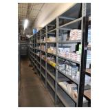Metal Shelving (19) Sections, 36'W x 24'D x 84'