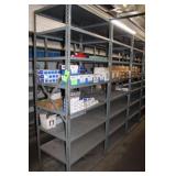 Metal Shelving (12) Sections, 36'W x 24'D x 84'
