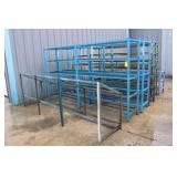 Assort. Metal Shelving, Largest Approx 10'W x 21'