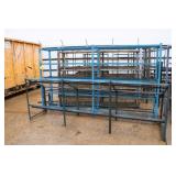 Assort. Shop Built Metal Work Tables