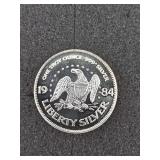 1984 A-Mark Liberty 1 Ounce .999 Silver Round