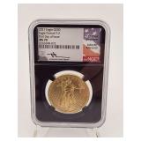 2021 1 oz American Gold Eagle NGC MS70