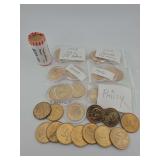 55 Assorted Presidential Dollars