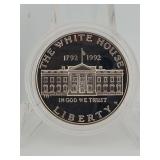 1992 200th White House Anniversary Proof Silver Dollar