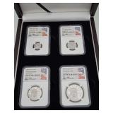 2006 W NGC PF70 Ultra Cameo 4 Coin Platinum American Eagle Set