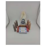 Large Assortment of Wheat Pennies, Lincoln Cents and Steel Pennies