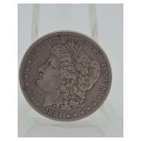 1881S Morgan Silver Dollar
