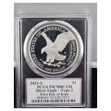 2021-S PCGS PR70DCAM Silver Eagle