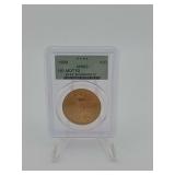 1908 $20 Saint-Gaudens Double Eagle Gold Piece PCGS MS63 No Motto