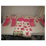 4 Home Made Panels Curtains & Valences