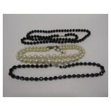 Black & White Beaded Necklaces
