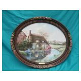 Framed Lithograph Print " Murrle Cottage"