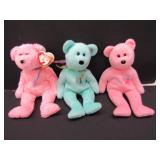 TY "Sherbet, Ariel, Mum" Beanie Babies