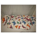 4 Panels Homemade Butterfly Curtains & Valance