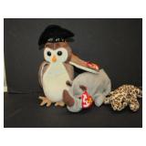 TY "Wise, Spike, Freckles" Beanie Babies