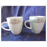 2 Blue Coffee Mugs