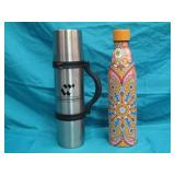 Stainless Steel Water Bottle Thermos 12 1/2" T