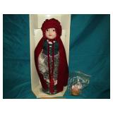 Franklin Heirloom Dolls Little Red Riding Hood