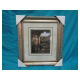 20" x 18 1/2" Gold Framed Print
