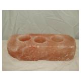 Himalayan Salt Candle Holder Approx 9" L x 2 1/4"