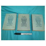 3 Antique Books "The Best Of The Worlds Classics"