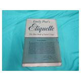 Vintage Hardcover Book "Emily Post