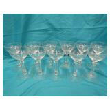 11 Wine Glasses 5" T