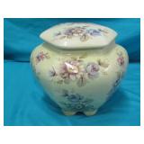 Small Floral Covered Bowl