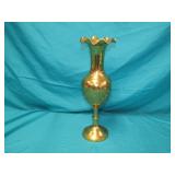 Brass Vase 12"