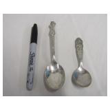 Mickey Mouse & Huckleberry Hound Spoons