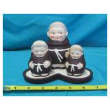 Goebel Friar Tuck S & P Shaker & Mustard Server