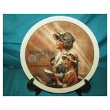 Rockwell 1977 "Faith" Mothers Day Plate 8 1/2" Dia
