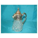 Small Lion Head Pitcher 5 3/4" T