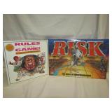 2 Board Games Rules Of The Game & Risk