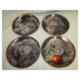 4 Bradford Exchange Bunny Tales Plates