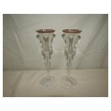 Mikasa Candle Holders 5 1/2" T