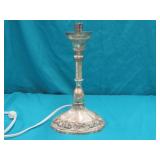 International Silver Co Silver Plared Lamp 11-1/2T