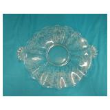 Etched Glass Serving Piece 12-1/2" x 10-1/2"