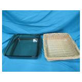 2 Pyrex Baking Dishes 8 1/2" W