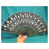 Embroydered Beaded Fan