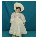 Gorham Petticoats & Lace Musical Doll 16"T