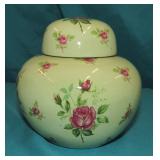 Eliz-Leo Ceramic Ginger Jar 4-1/2"T